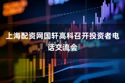 上海配资网国轩高科召开投资者电话交流会
